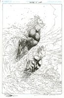 Aquaman Issue 1 Page Cover Comic Art